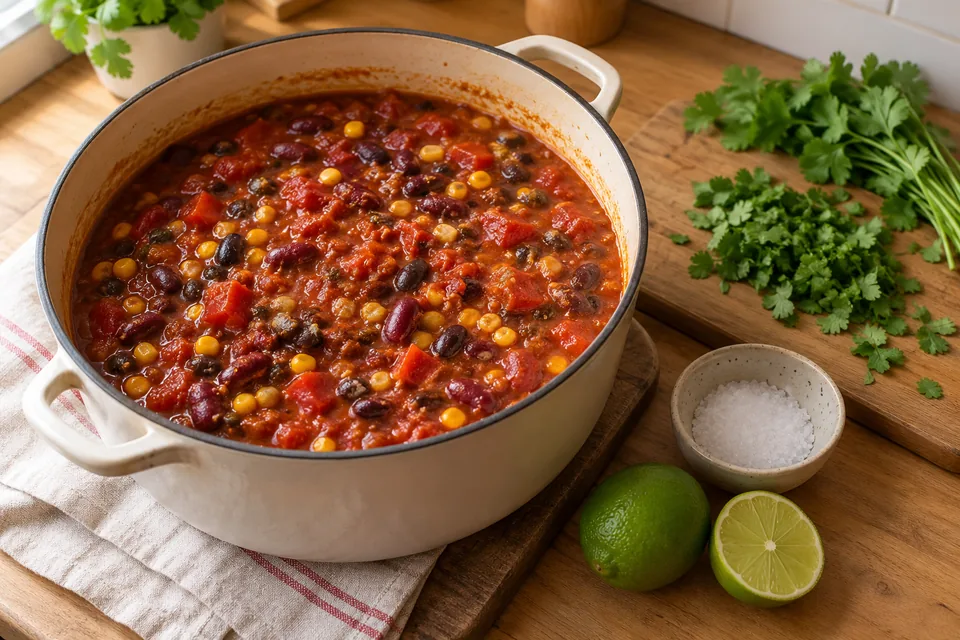 Chili sin Carne mit zwei Sorten Bohnen: Zubereitungsschritt 4