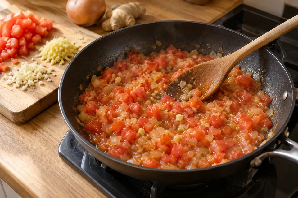 Dal Tadka mit gelben Linsen: Zubereitungsschritt 2