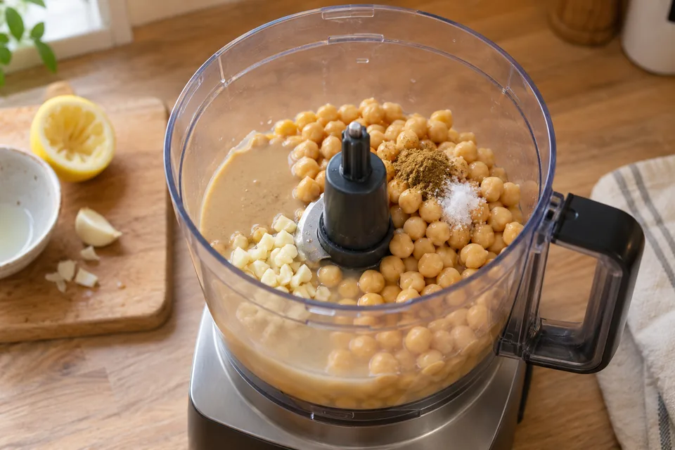 Cremiger Hummus: Zubereitungsschritt 2