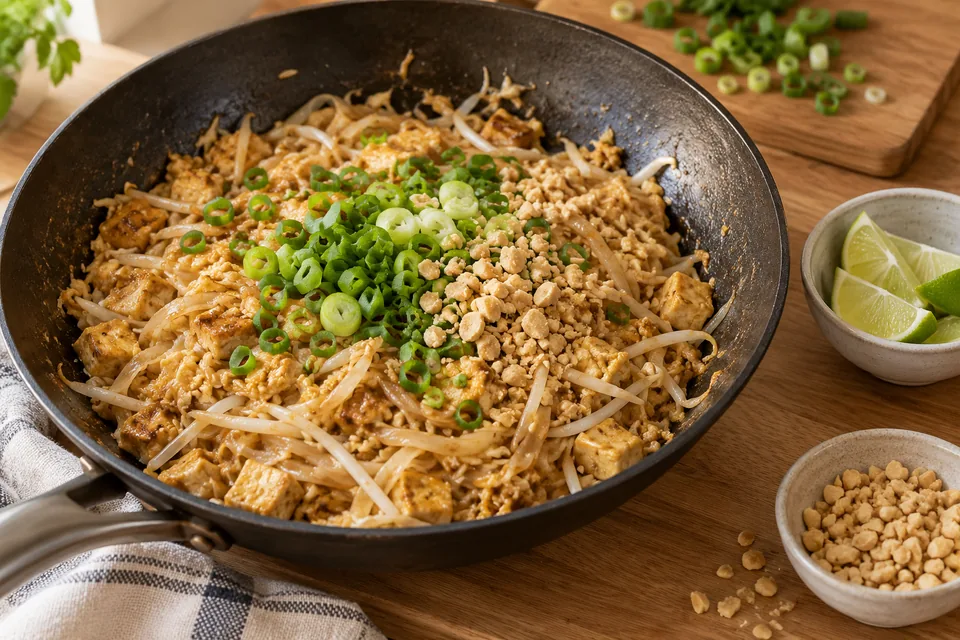 Pad Thai mit Tofu: Zubereitungsschritt 5