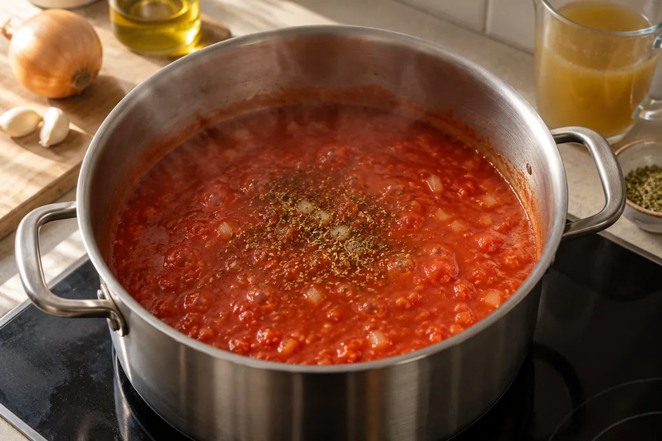 Spinat-Ricotta-Lasagne: Zubereitungsschritt 2